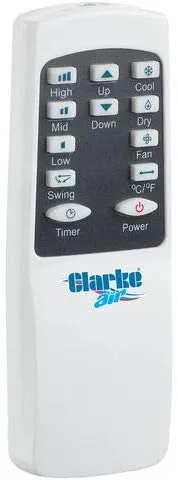 Clarke AC7050 - 7000BTU Portable Air Conditioning & Dehumidifying, with Remote Control