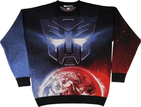 Classic Autobots Logo Transformers Knitted Sweater