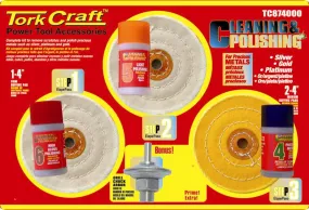 CLEANING & POLISHING KIT - PRECIOUS METALS C/W 12.5MM ARBOR