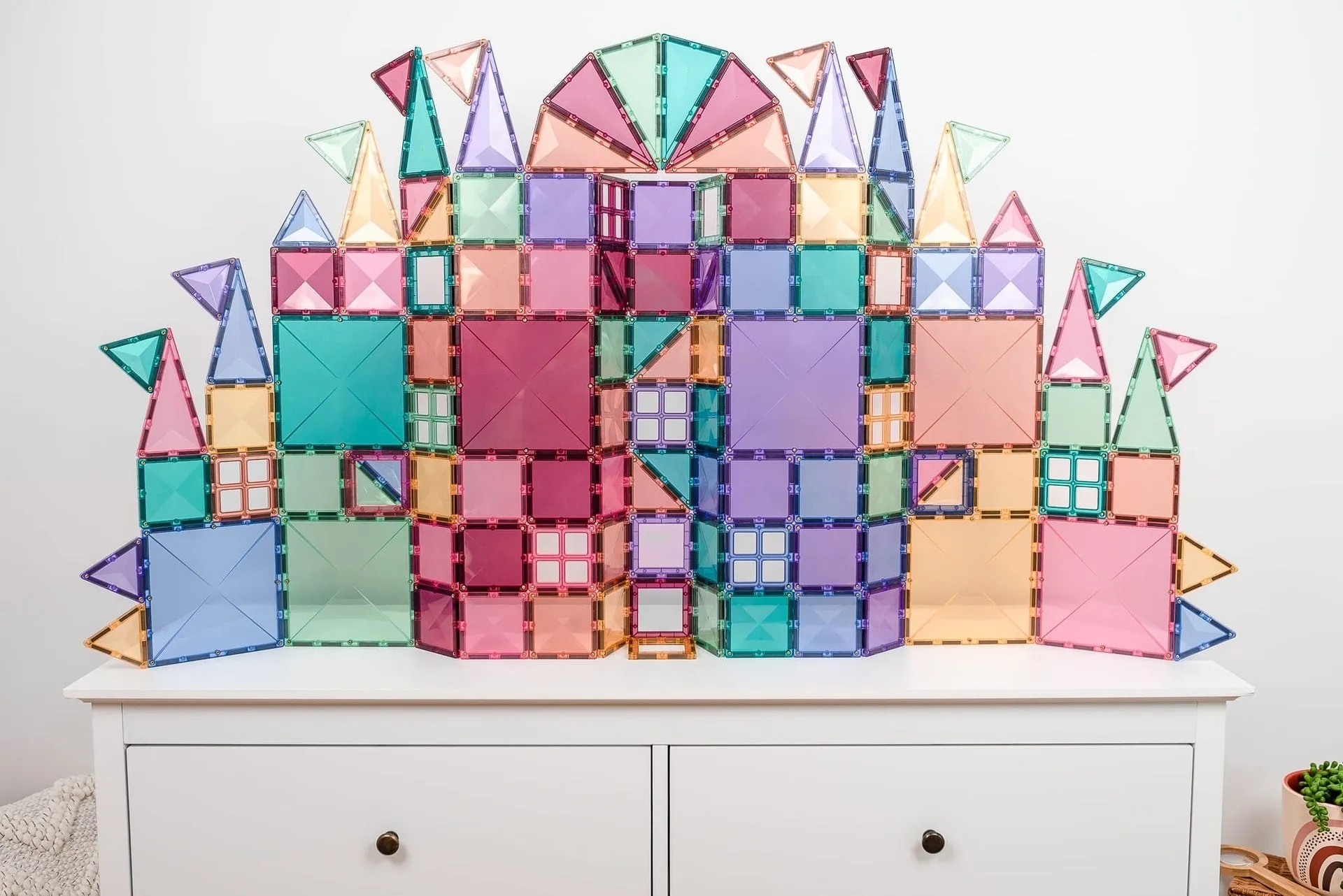 Connetix Tiles - Pastel  Creative Pack 120 Piece