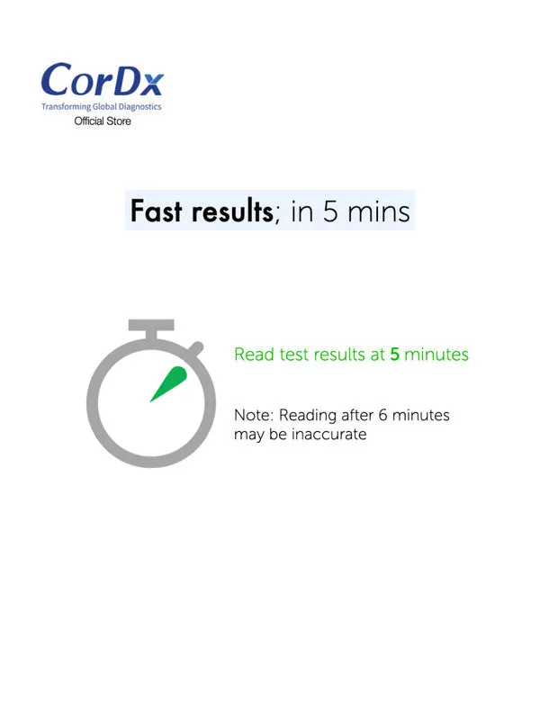 Cordx Pregnancy Test Midstream (FDA Approved)