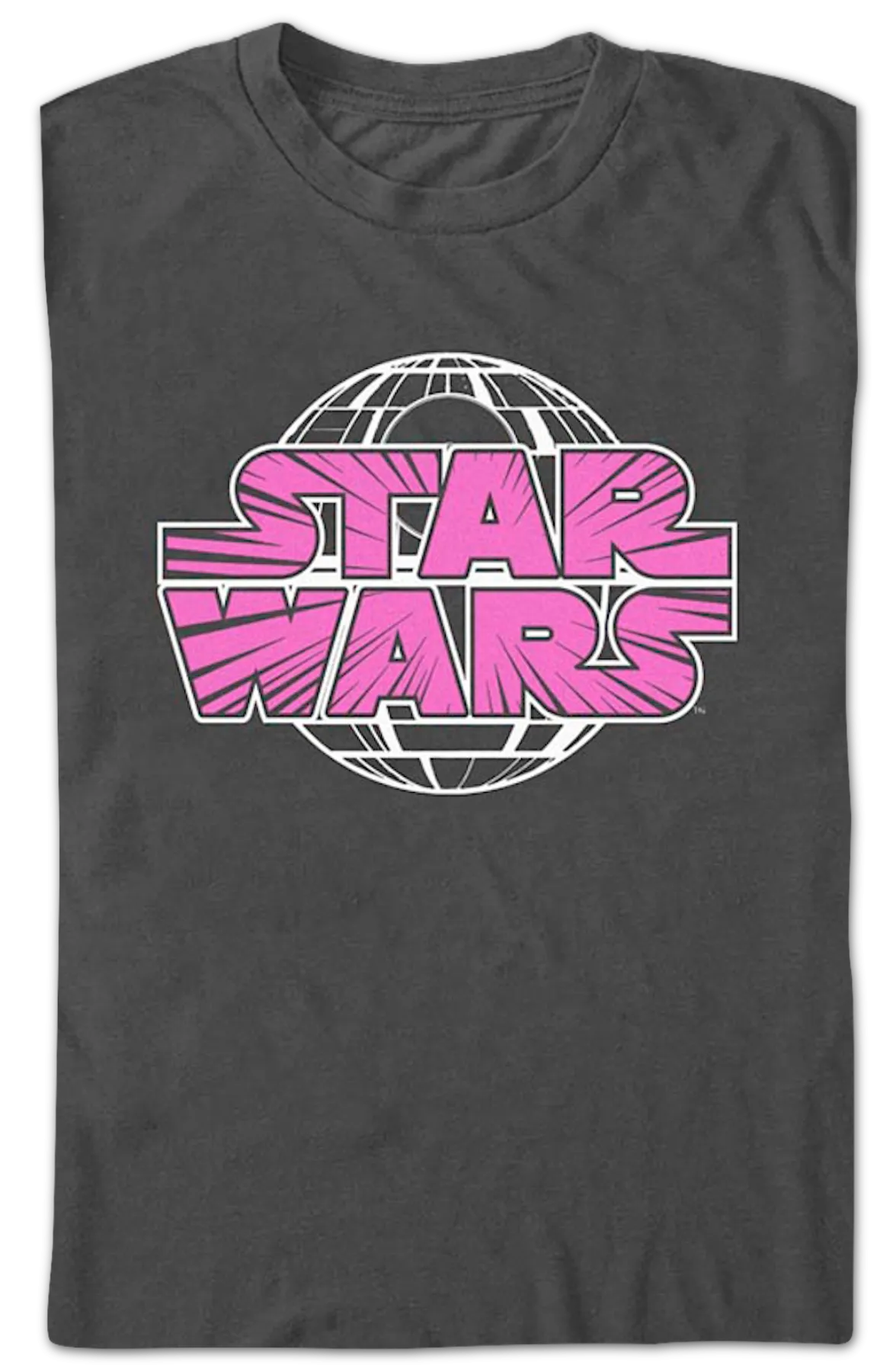 Death Star Bursting Logo Star Wars T-Shirt
