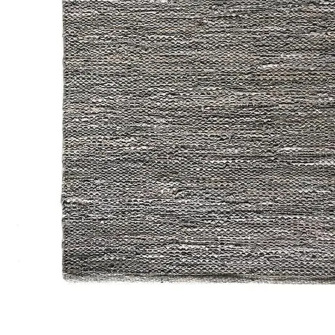 DEER Leather Handloom Rug Dusty Grey