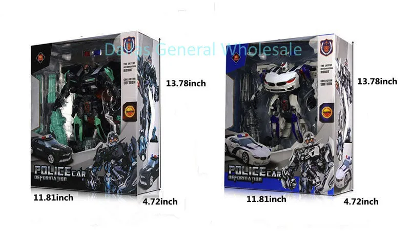 Deform Toy Robot Police Cars Wholesale