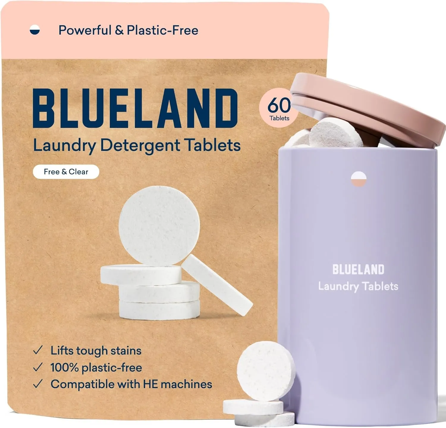 Dishwasher & Laundry Duo | Dishwasher Detergent Tablet Starter Set | Laundry Detergent Tablet Starter Set | Plastic-Free & Eco Friendly | Alternative to Liquid Pods or Sheets