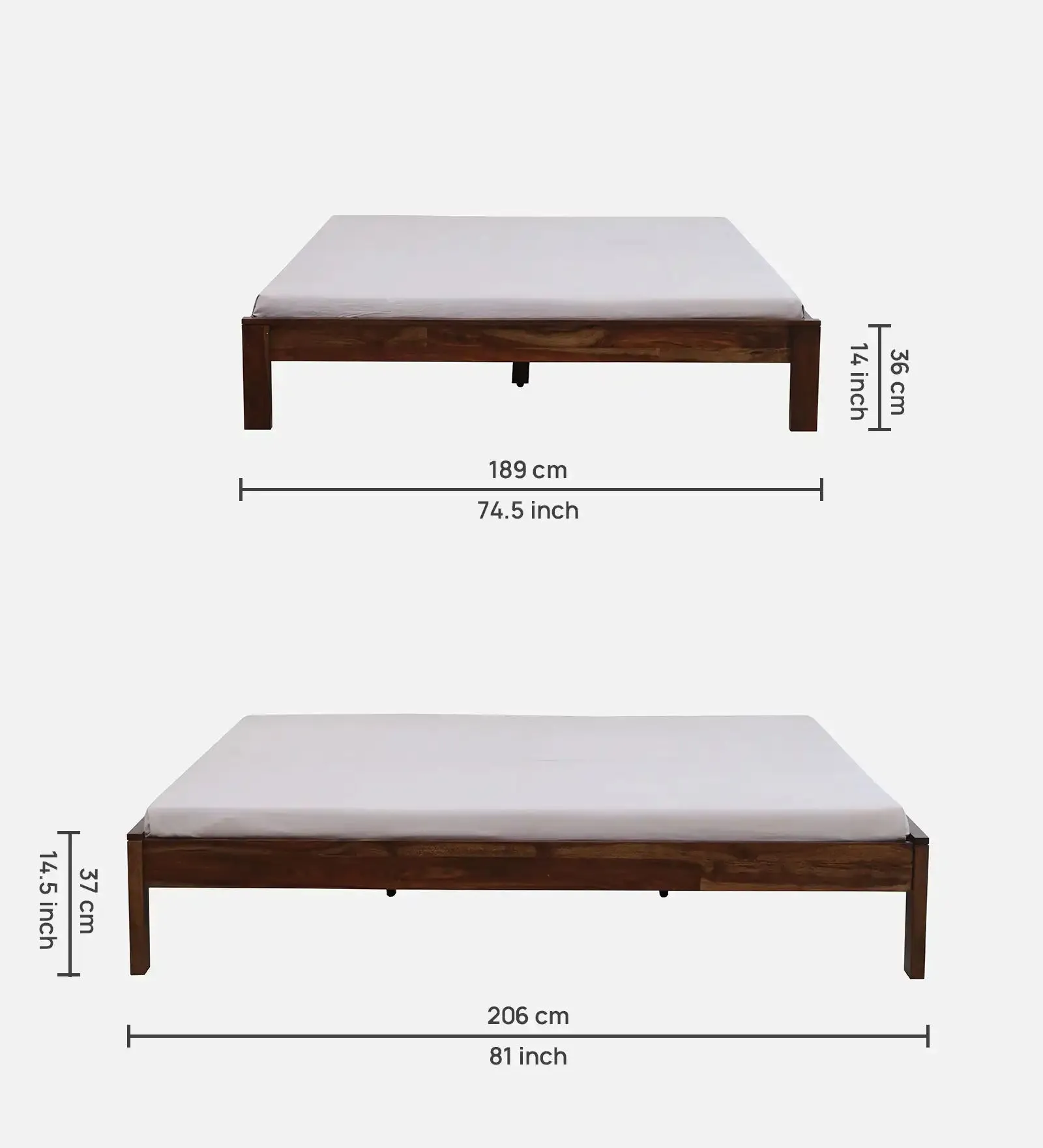 Divyam Sheesham Wood Beds
