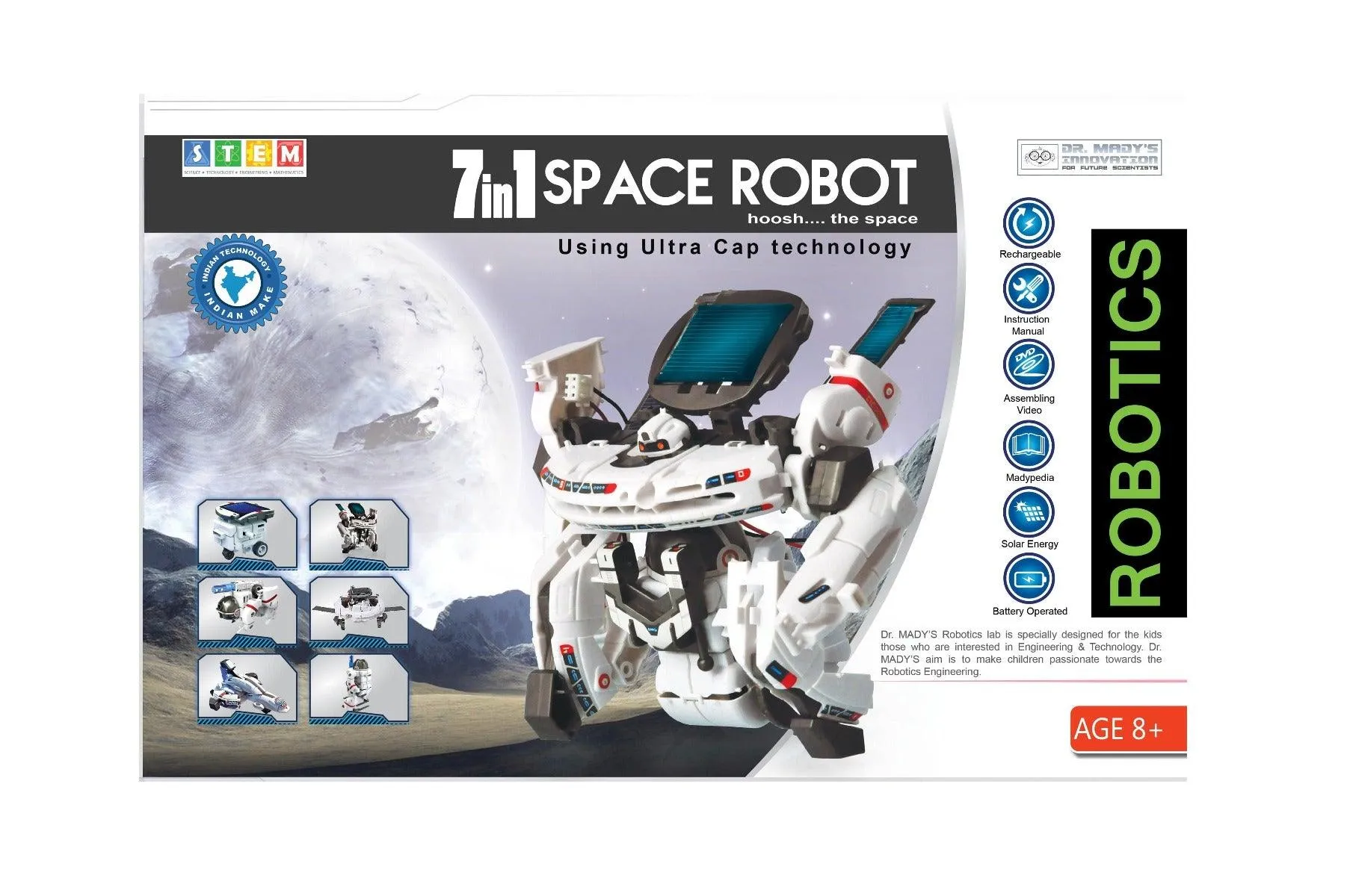 Dr. Mady 7 in 1 Space Robot