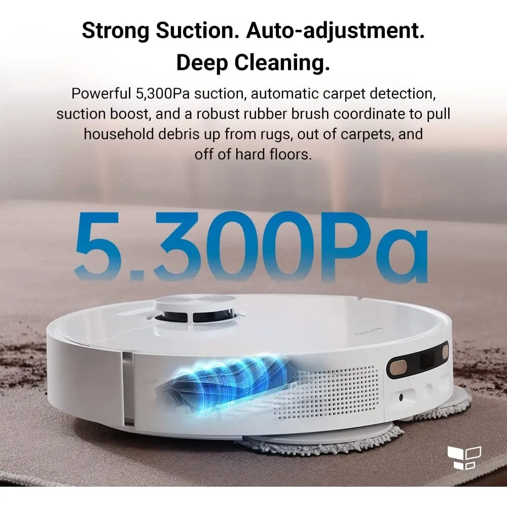 Dreame L10s Ultra Robot Vacuum & Mop Cleaner with Self-Refilling & Self-Emptying Base Station - White