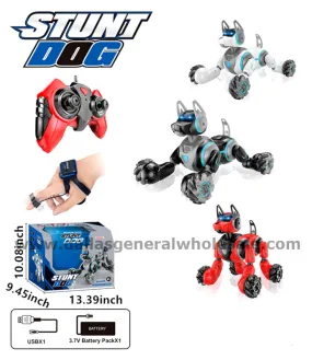 Electronic Toy Hand Sensor R/C Stunt Robot Dogs Wholesale