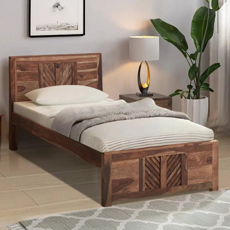 Elista Solid Wood Single Beds