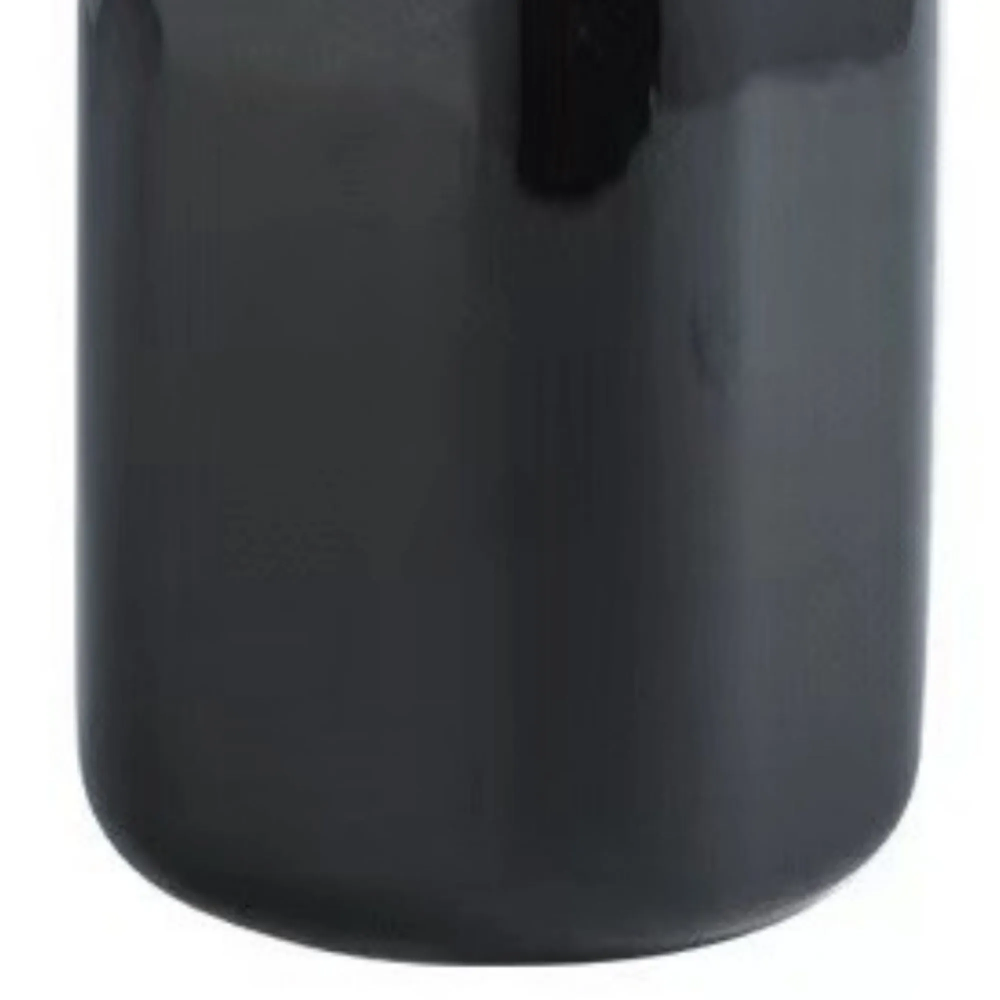 FabSeasons Glossy Black Solid Ceramic Soap Dispenser, 300 ML