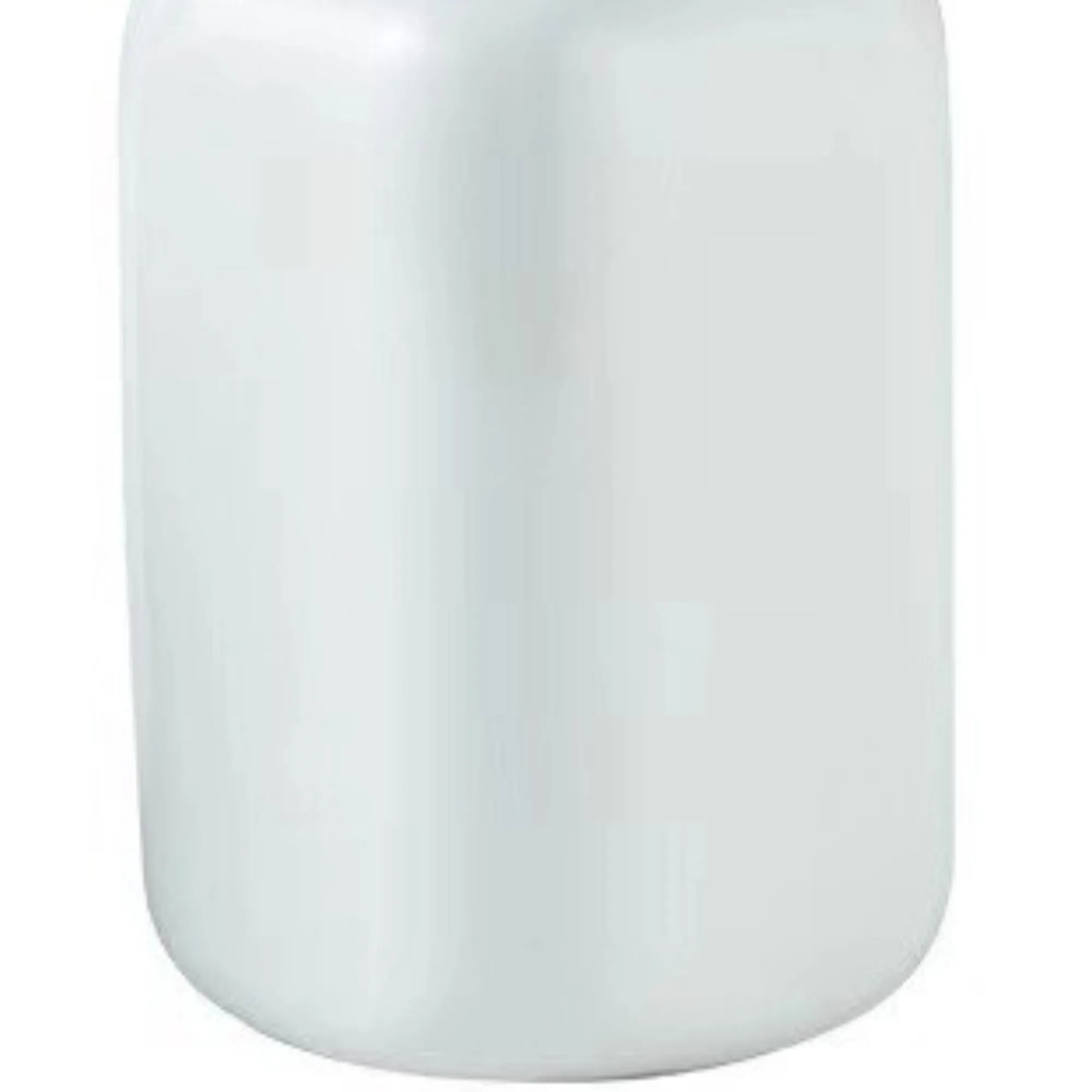 FabSeasons Glossy White Solid Ceramic Soap Dispenser, 300 ML