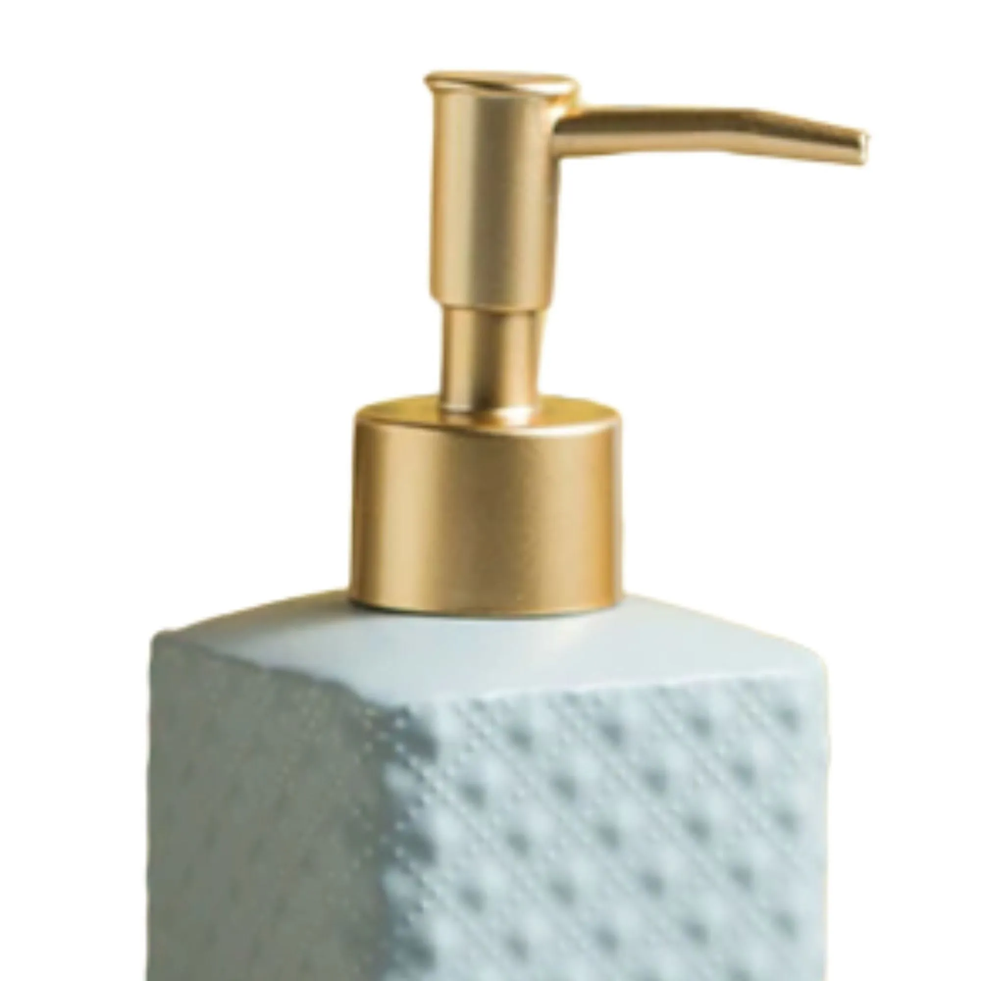 FabSeasons Grey Ceramic Soap Dispenser, 350ML