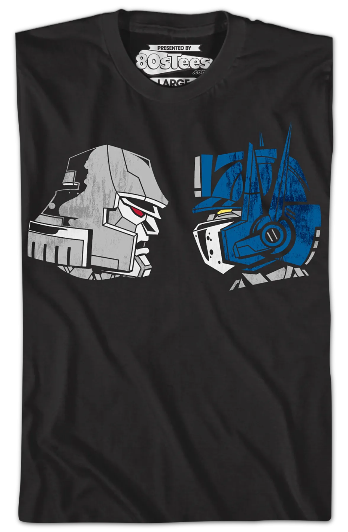 Face Off Megatron vs Optimus Prime Transformers T-Shirt