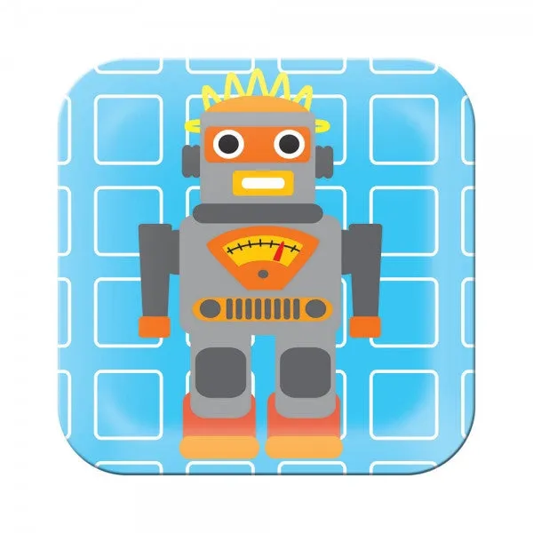 French Bull Robot Plates