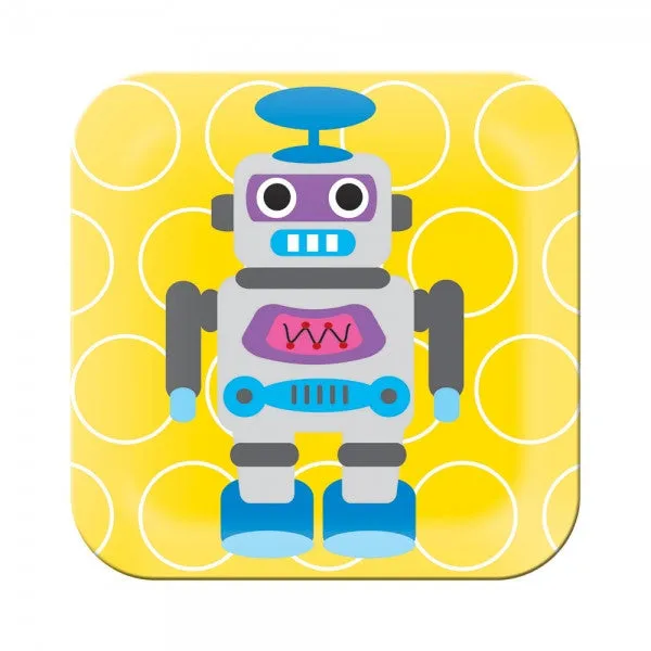 French Bull Robot Plates