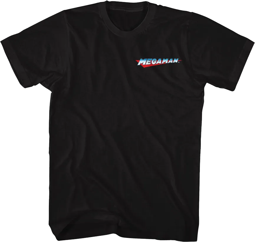 Front & Back 8-Bit Mega Man T-Shirt