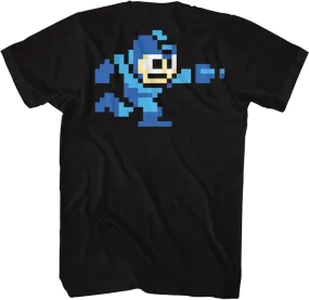 Front & Back 8-Bit Mega Man T-Shirt