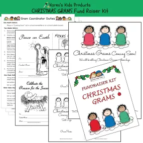 Fundraiser Kits ANGEL_CHRISTMAS GRAMS Editable Printables