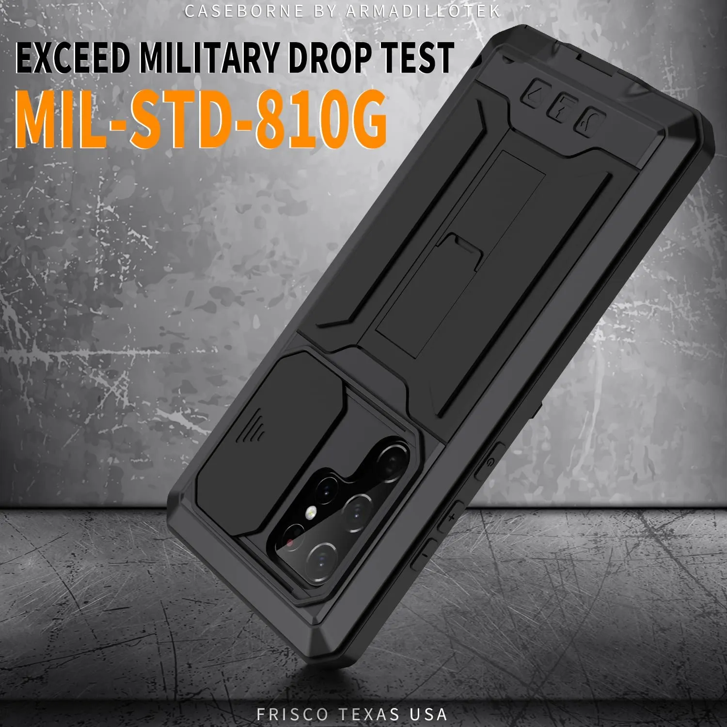 Galaxy S22 Ultra Aluminum Metal Gorilla Military Heavy Duty Case