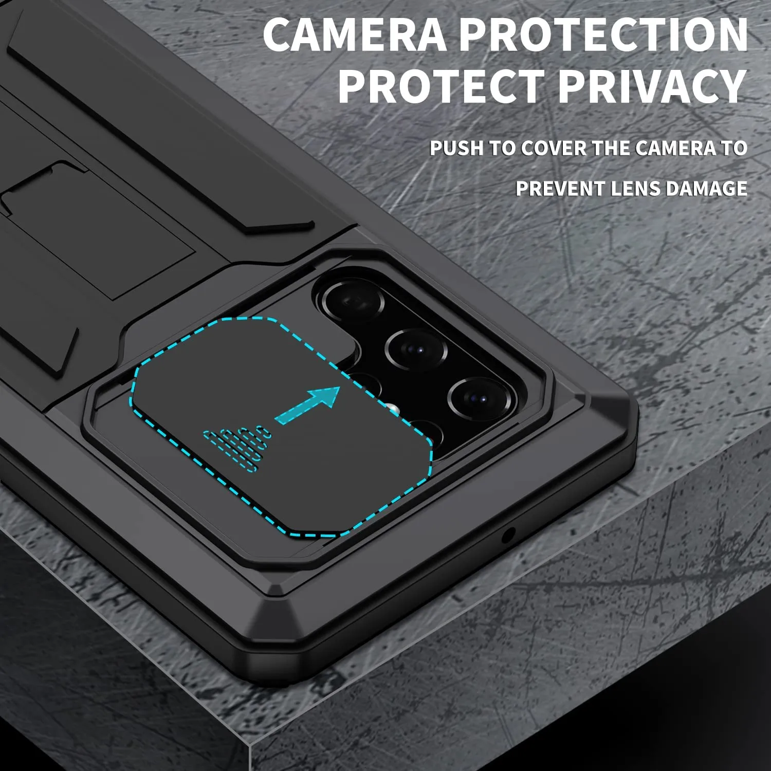 Galaxy S22 Ultra Aluminum Metal Gorilla Military Heavy Duty Case