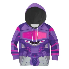 Gearhomie Shockwave Decepticons Kid Costume Cosplay Hoodie Sweatshirt T-Shirt