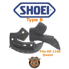 Genuine SHOEI XR-1100 / Qwest Spare Cheek Pads – XR-1100 / Qwest – Type B
