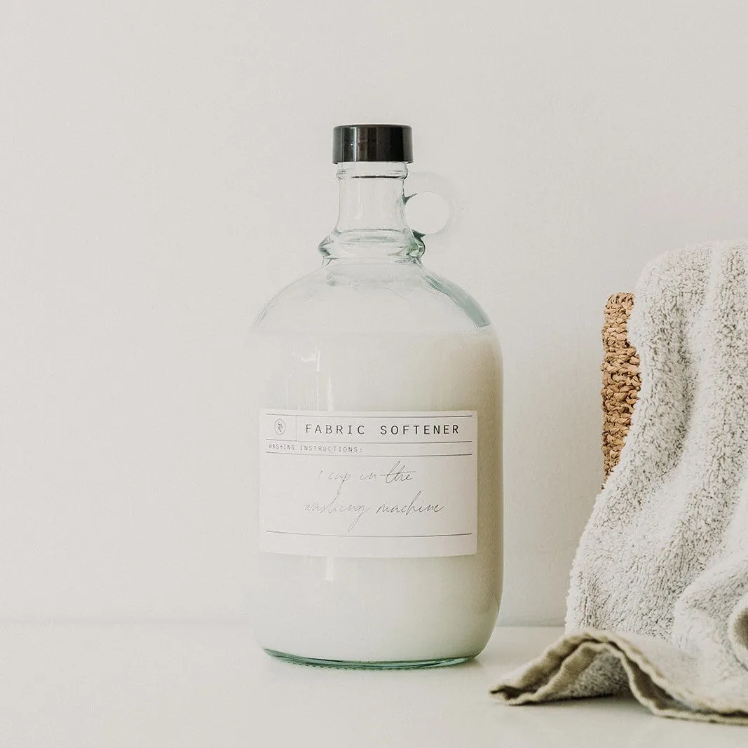 Glass Half Gallon Laundry Bottle - Halvt