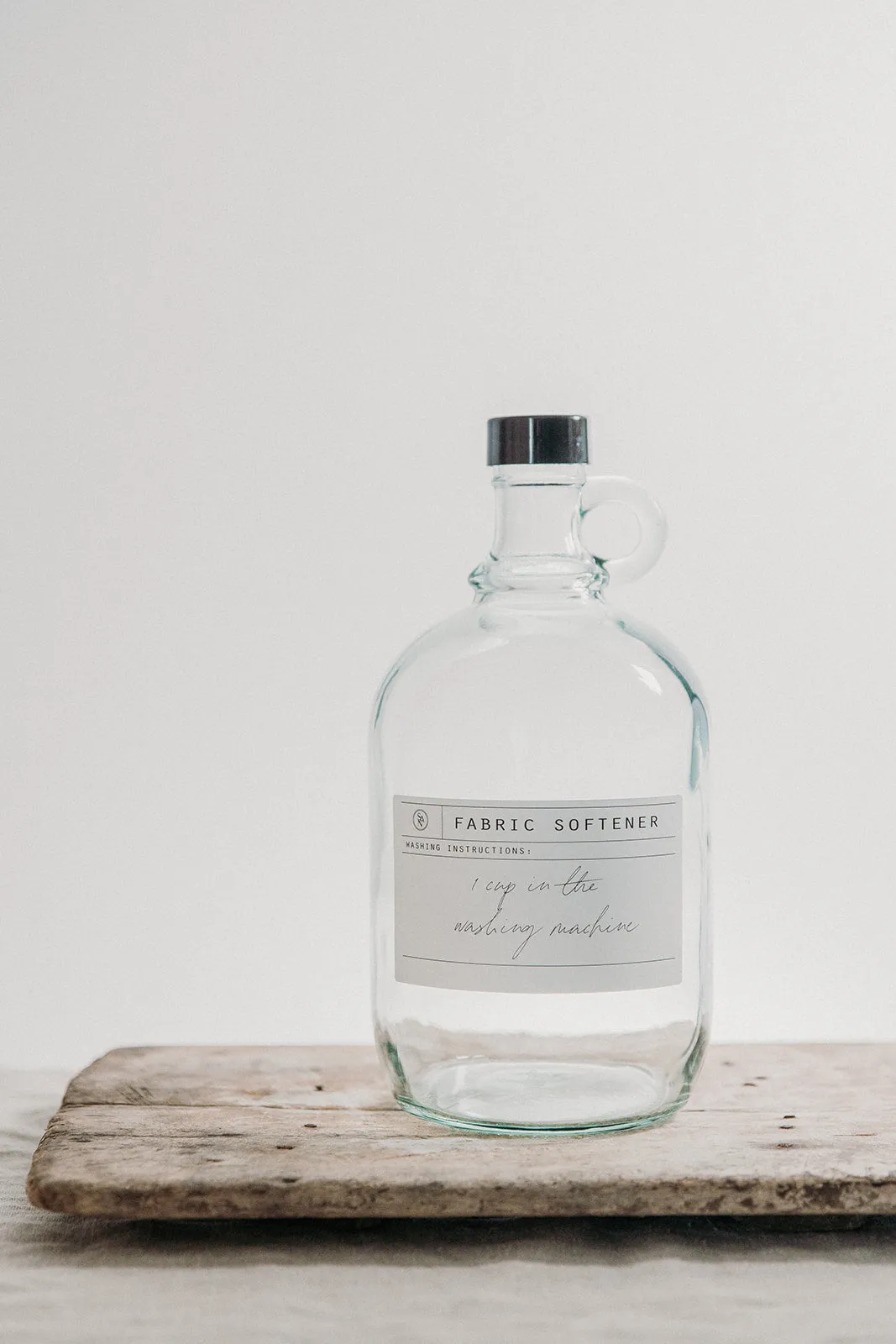 Glass Half Gallon Laundry Bottle - Halvt