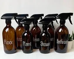 Glass Spray Bottle, Cleaning Spray Bottles, 250ml & 500ml