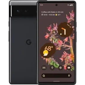 Google Pixel 6 128GB - Stormy Black-Charcoal Unlocked-GSM