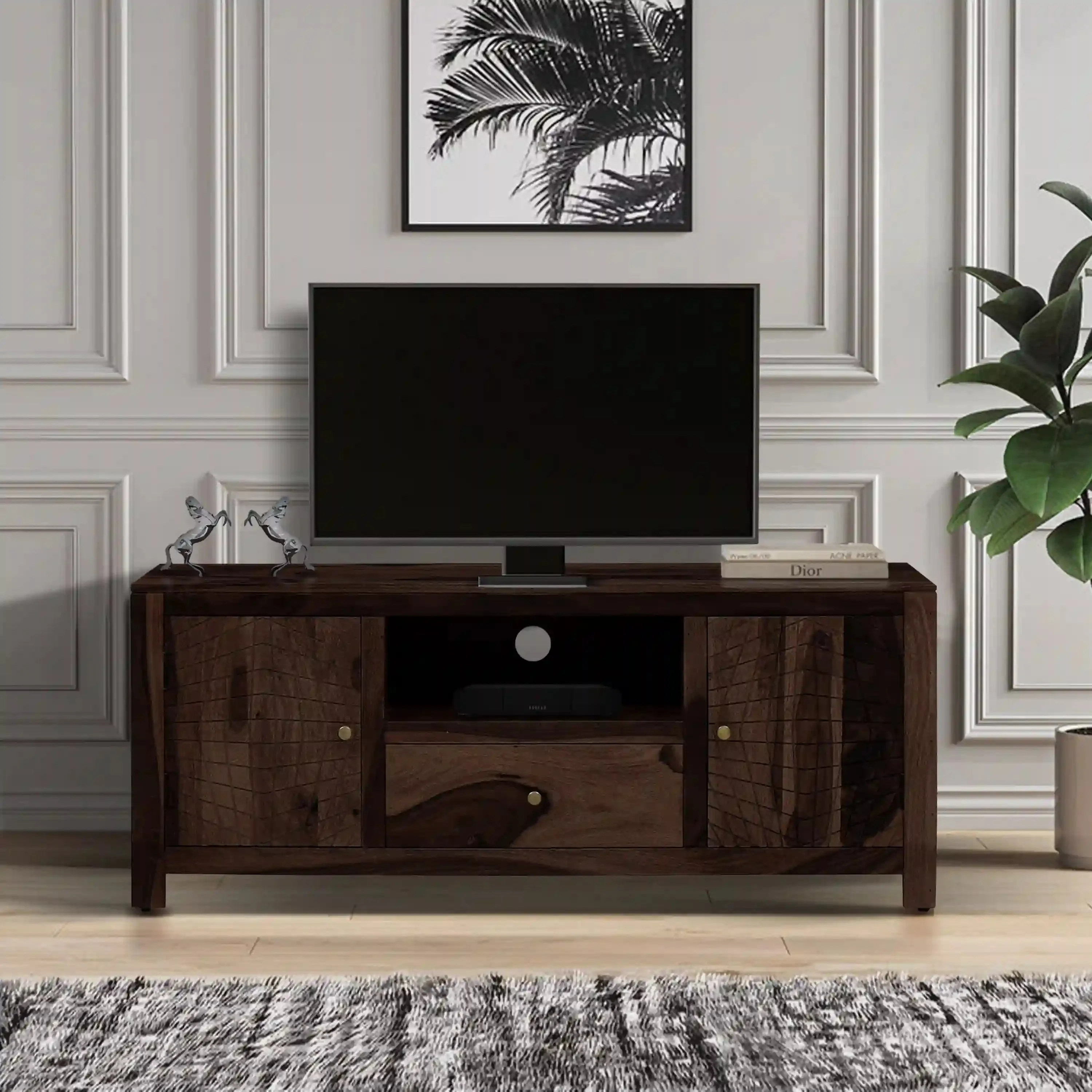 Harmonia Solid Wood TV Console