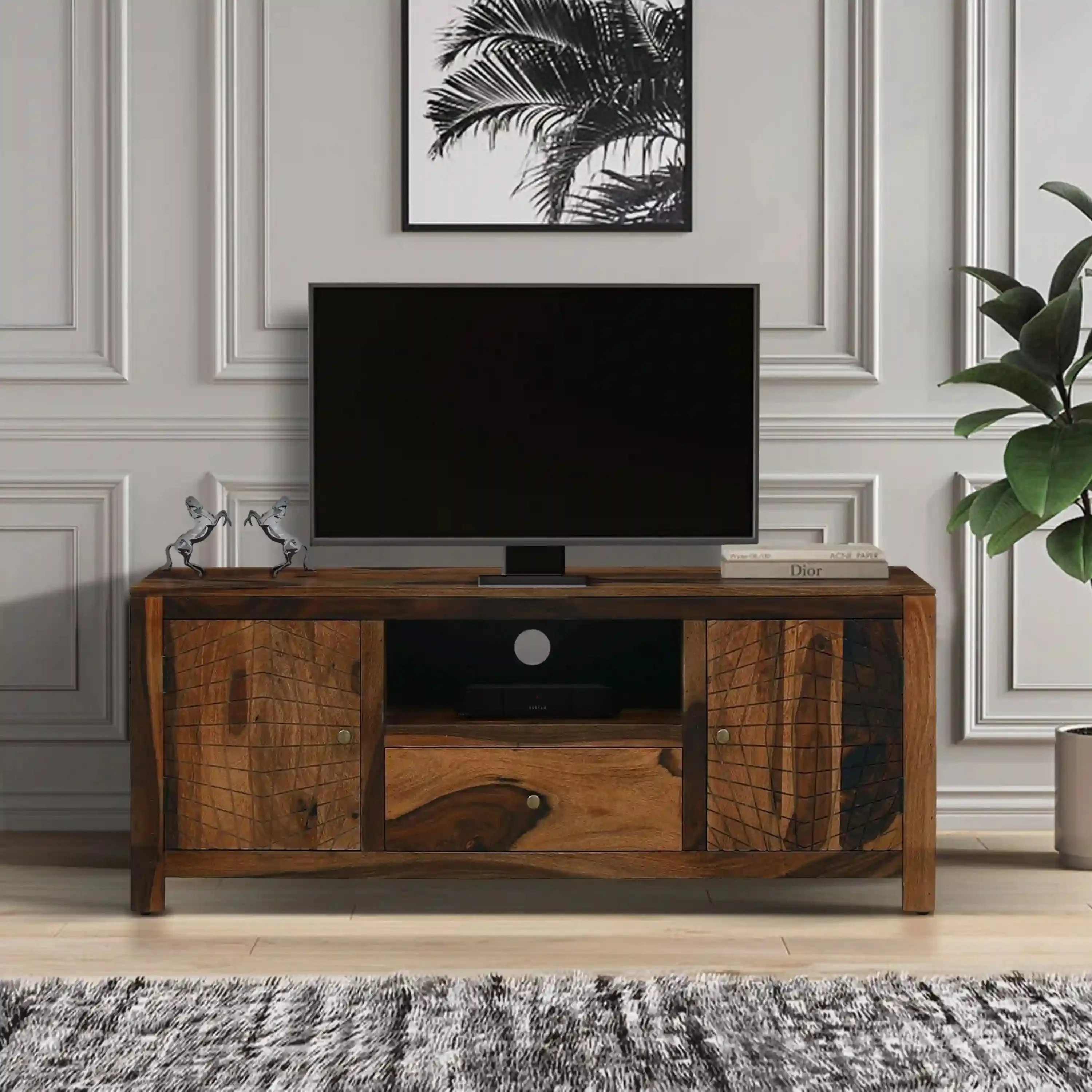 Harmonia Solid Wood TV Console
