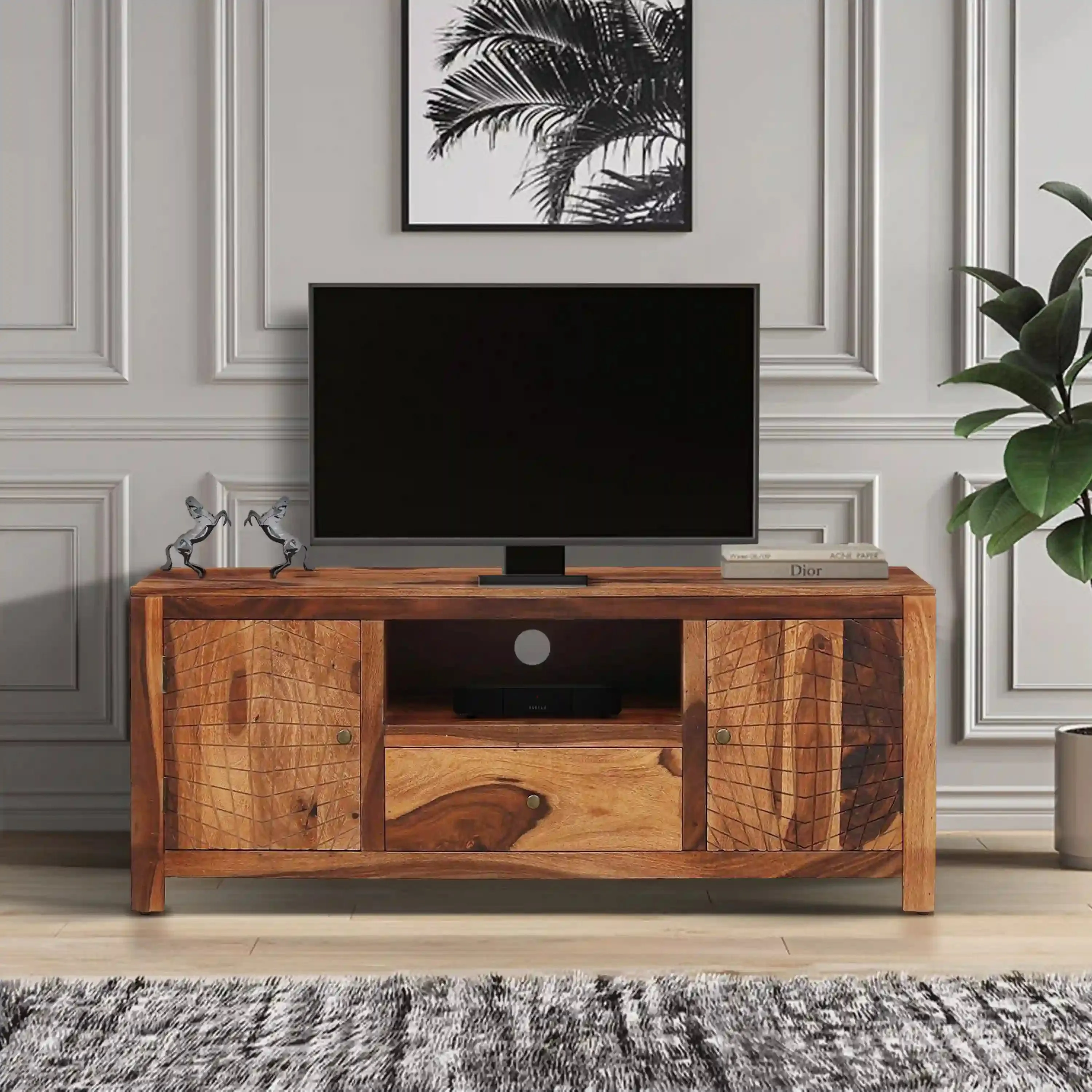 Harmonia Solid Wood TV Console
