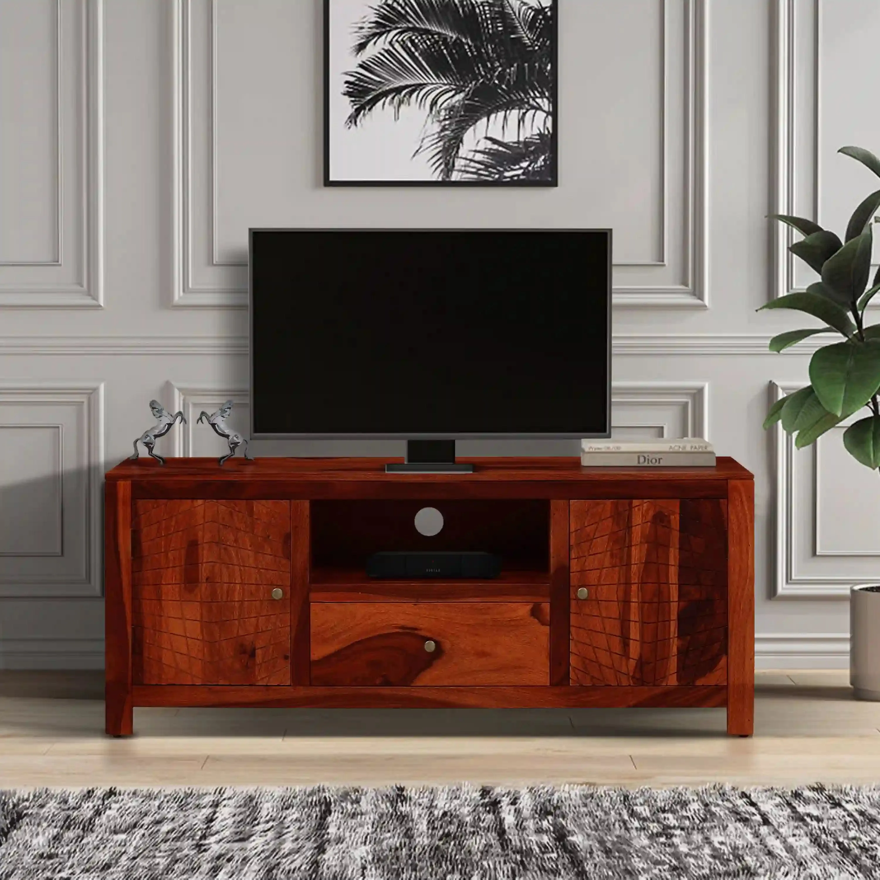Harmonia Solid Wood TV Console