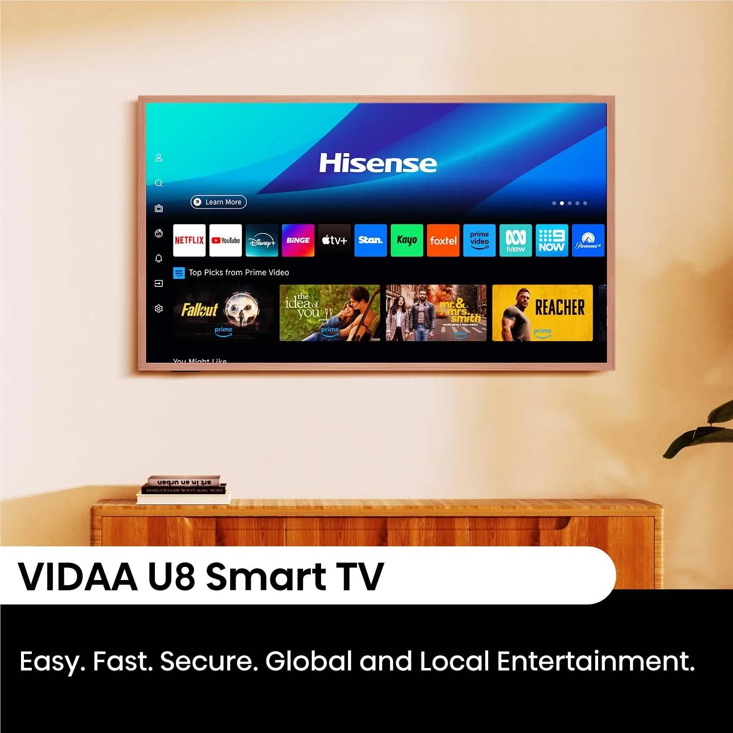 Hisense 55" S7NAU Canvas 4K QLED Smart TV [2024]