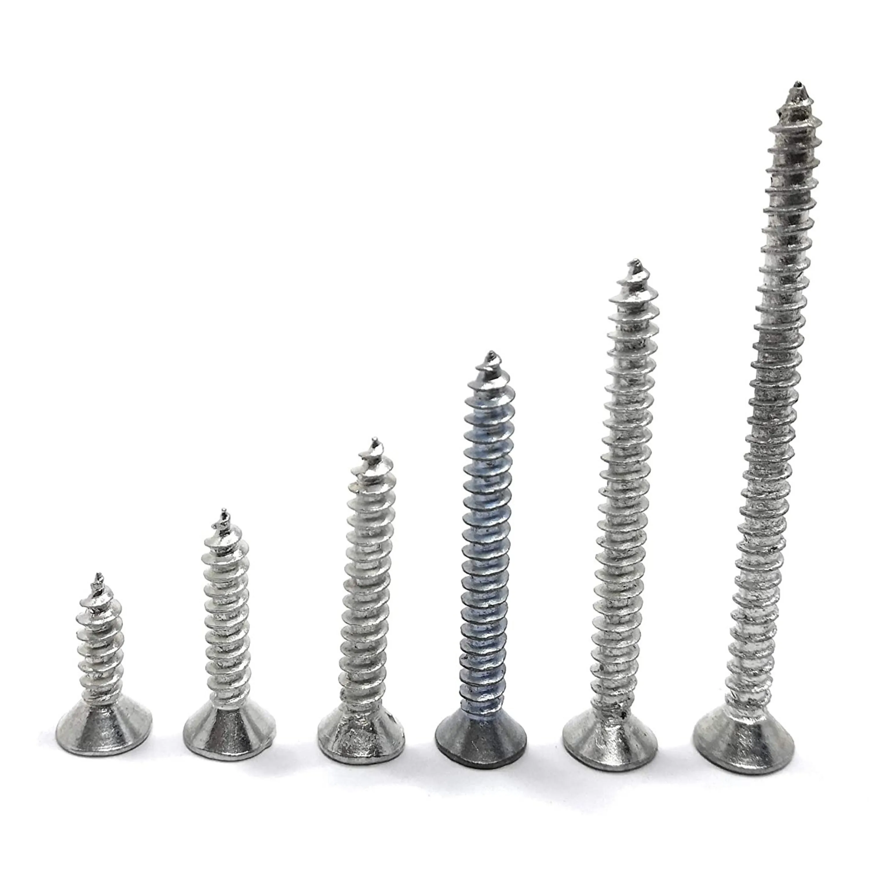 Homdum Assorted Zinc Coated Flat Head Philips Self Taping Screws CSTS1350-461