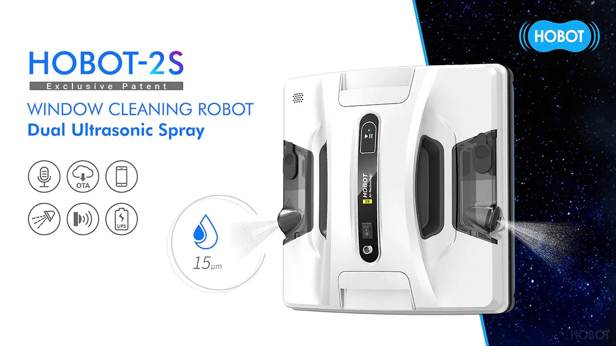 (HOME ROBOT) HOBOT-2S DUAL ULRASONIC ROBOT