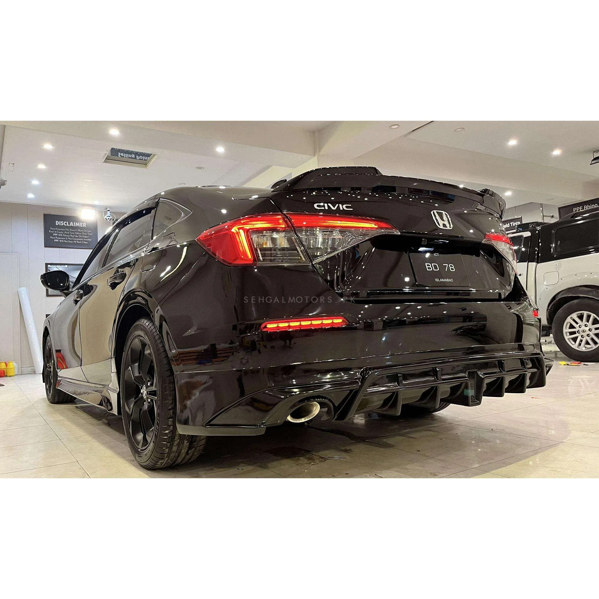 Honda Civic Body Kit Yofer Style 4PC SJX-13 - Model 2022-2024