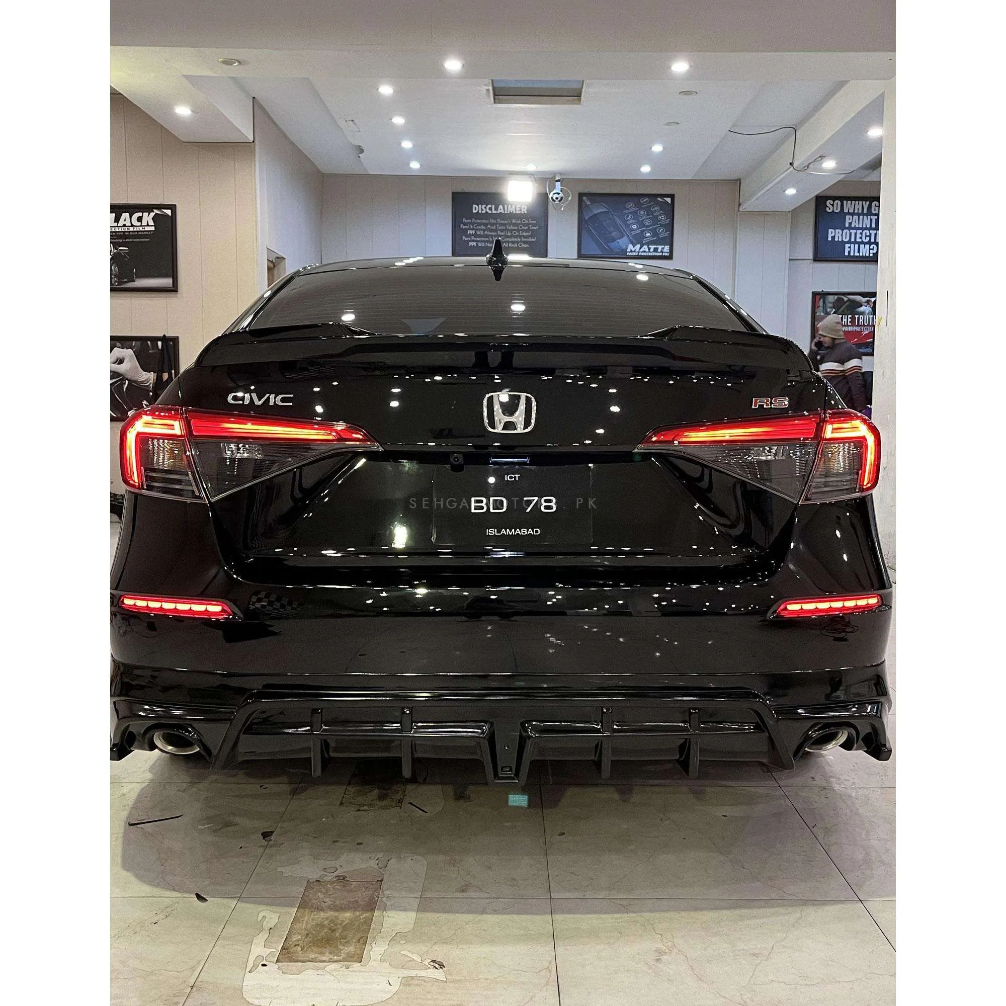 Honda Civic Body Kit Yofer Style 4PC SJX-13 - Model 2022-2024
