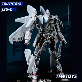[IN STOCK ] Black Apple Design Touchtoys J35-C J35C Carefray XIAO YAO Transformation Fighter Action Figure Robot