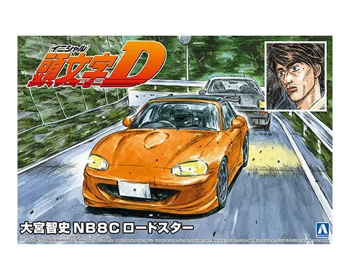 Initial D Omiya Satoshi NB8C Roadster 1/24