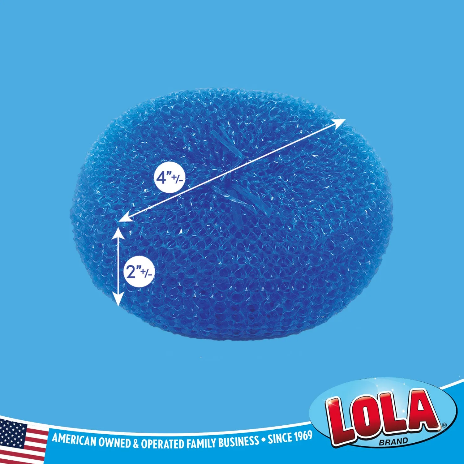 Jumbo Plastic Mesh Scourer - 12 Pack (Assorted Colors)