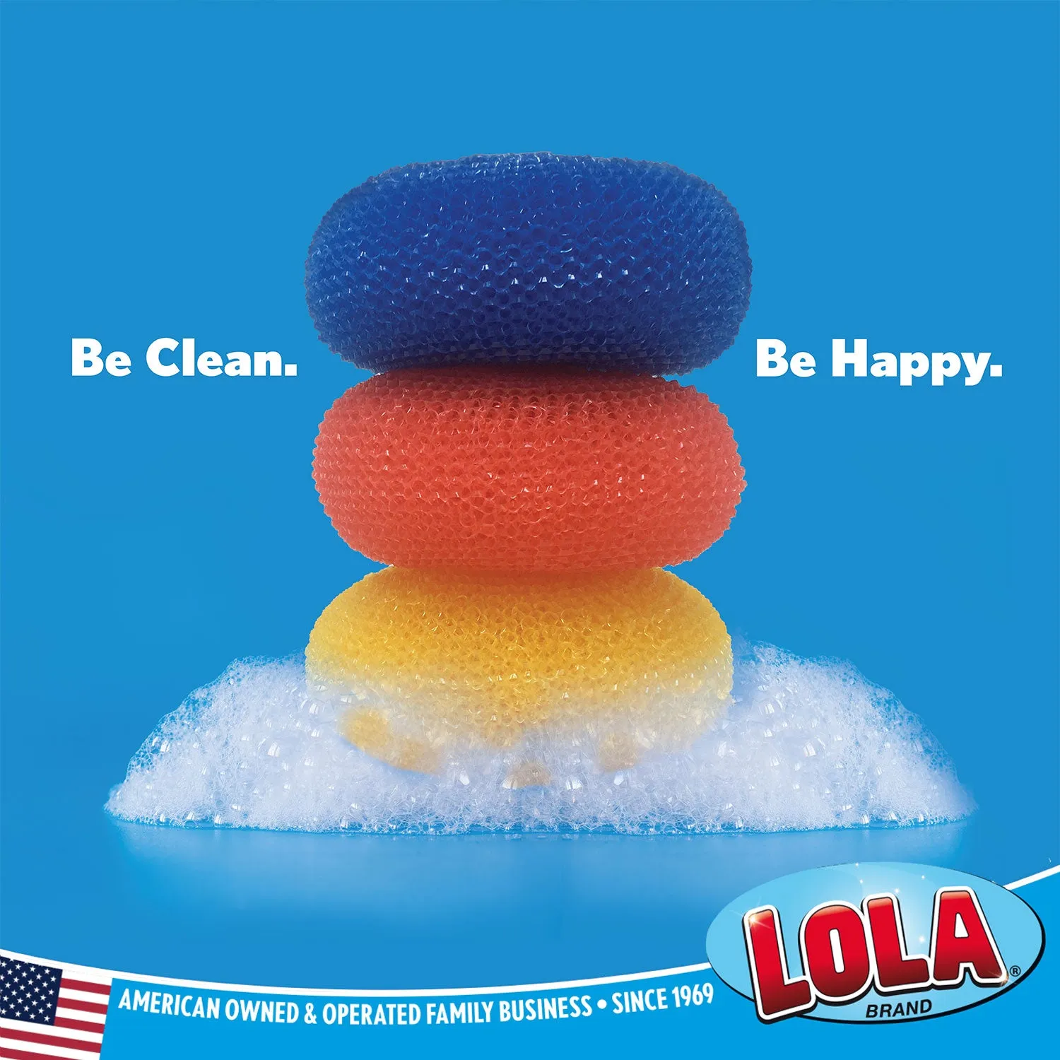 Jumbo Plastic Mesh Scourer - 2 Pack (Assorted Colors)