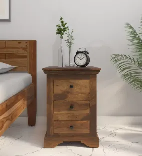 Kanishka Solid Sheesham Wood Bedside with Drawers