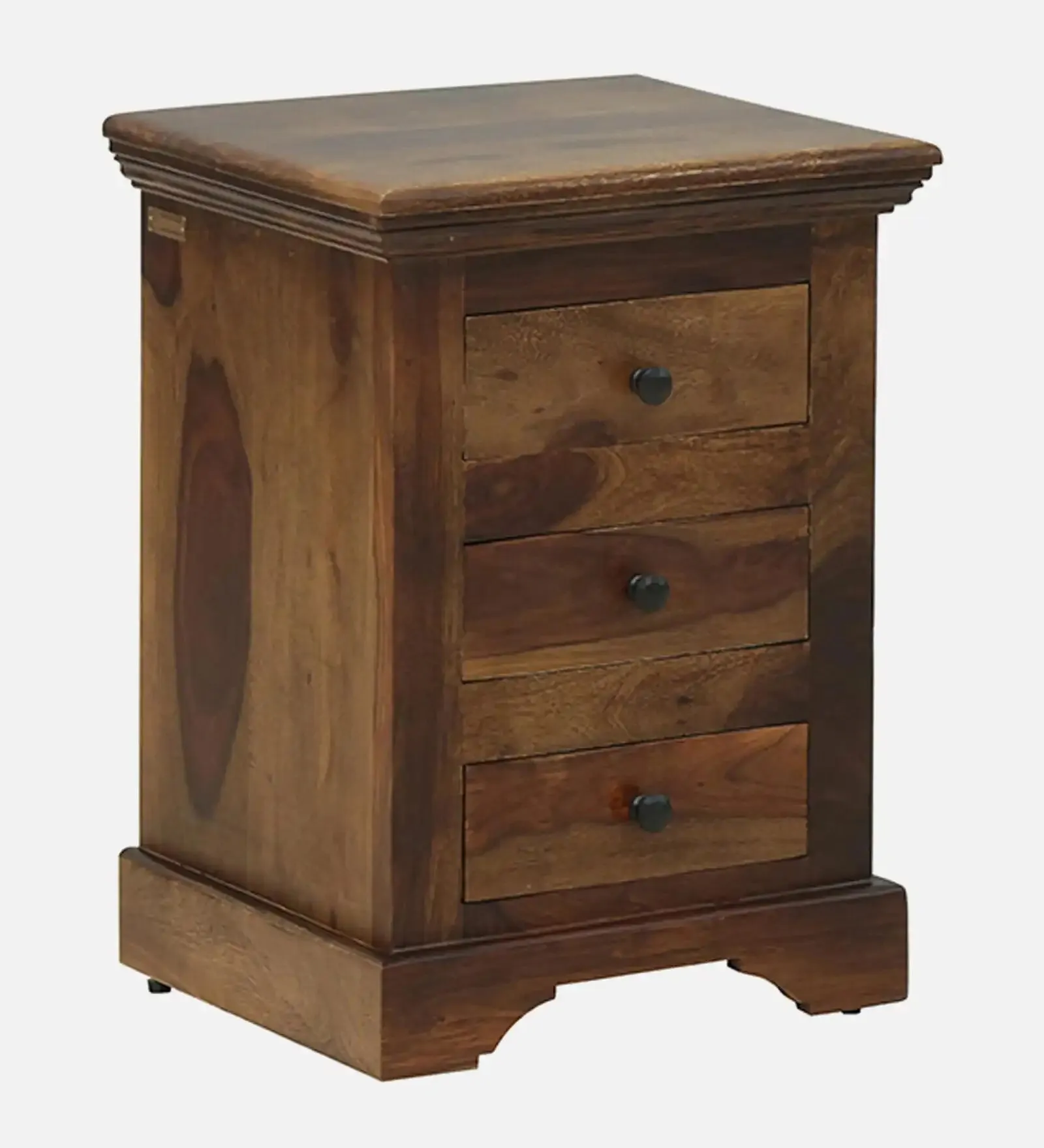 Kanishka Solid Sheesham Wood Bedside with Drawers