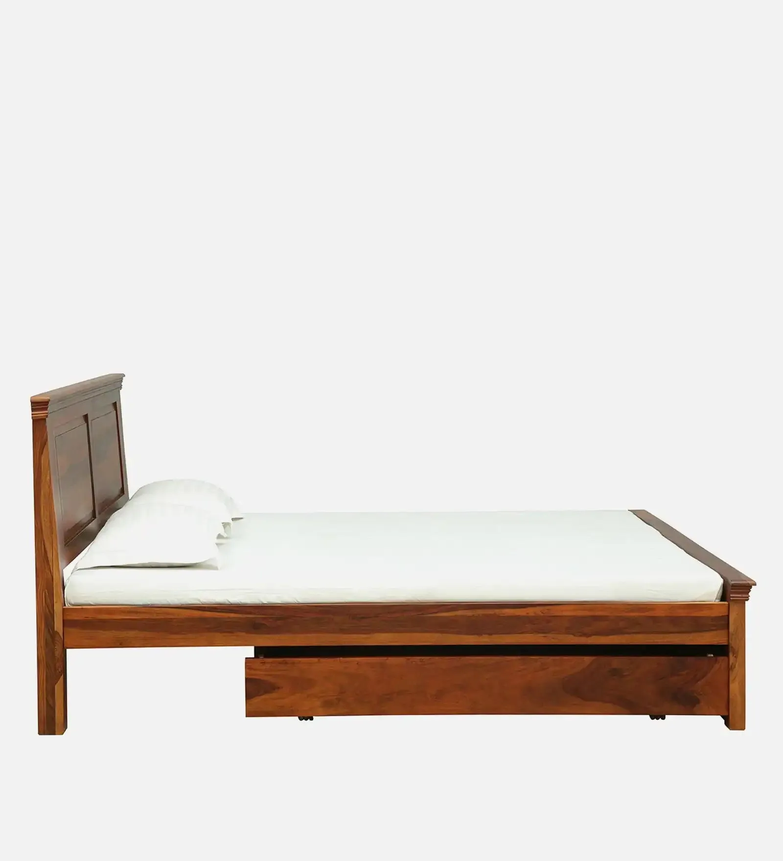Kanishka Solid Wood Storage Beds With Drawer