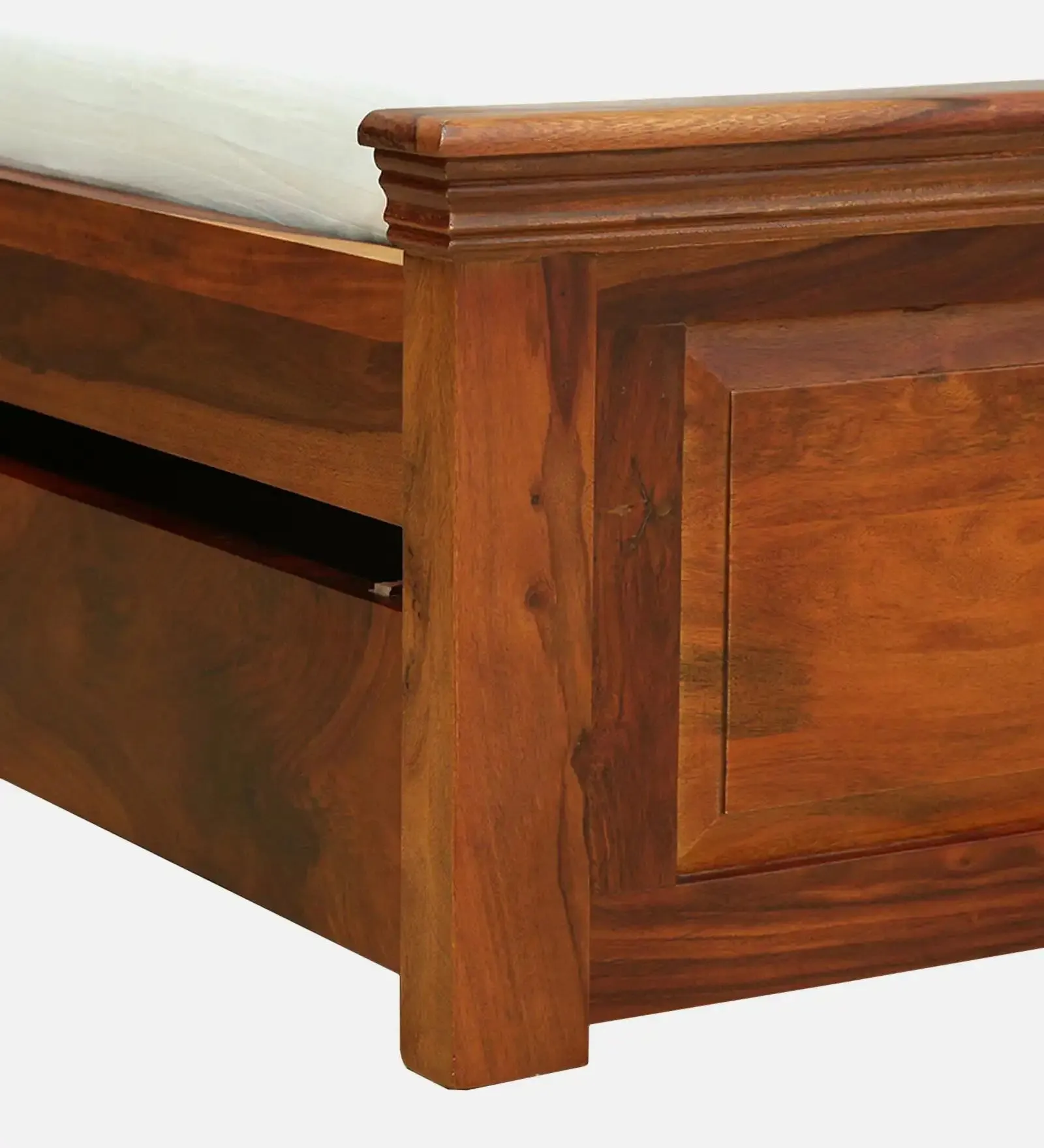 Kanishka Solid Wood Storage Beds With Drawer