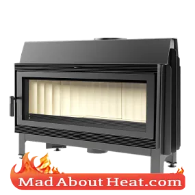 KBA 22kW Fire Place Insert Stove Air Space Heater Multi Fuel Log Burner