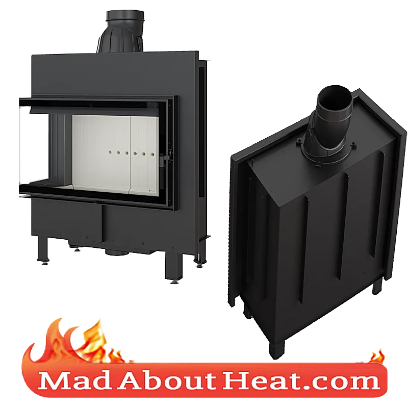 KFL 17kW Multi Fuel Stoves Insert Fire Place Air Space Heater